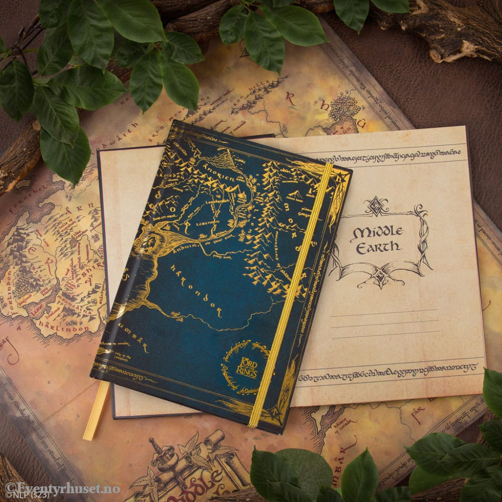 Lord of the Rings Notebook Map of Middle Earth Home & Gifts