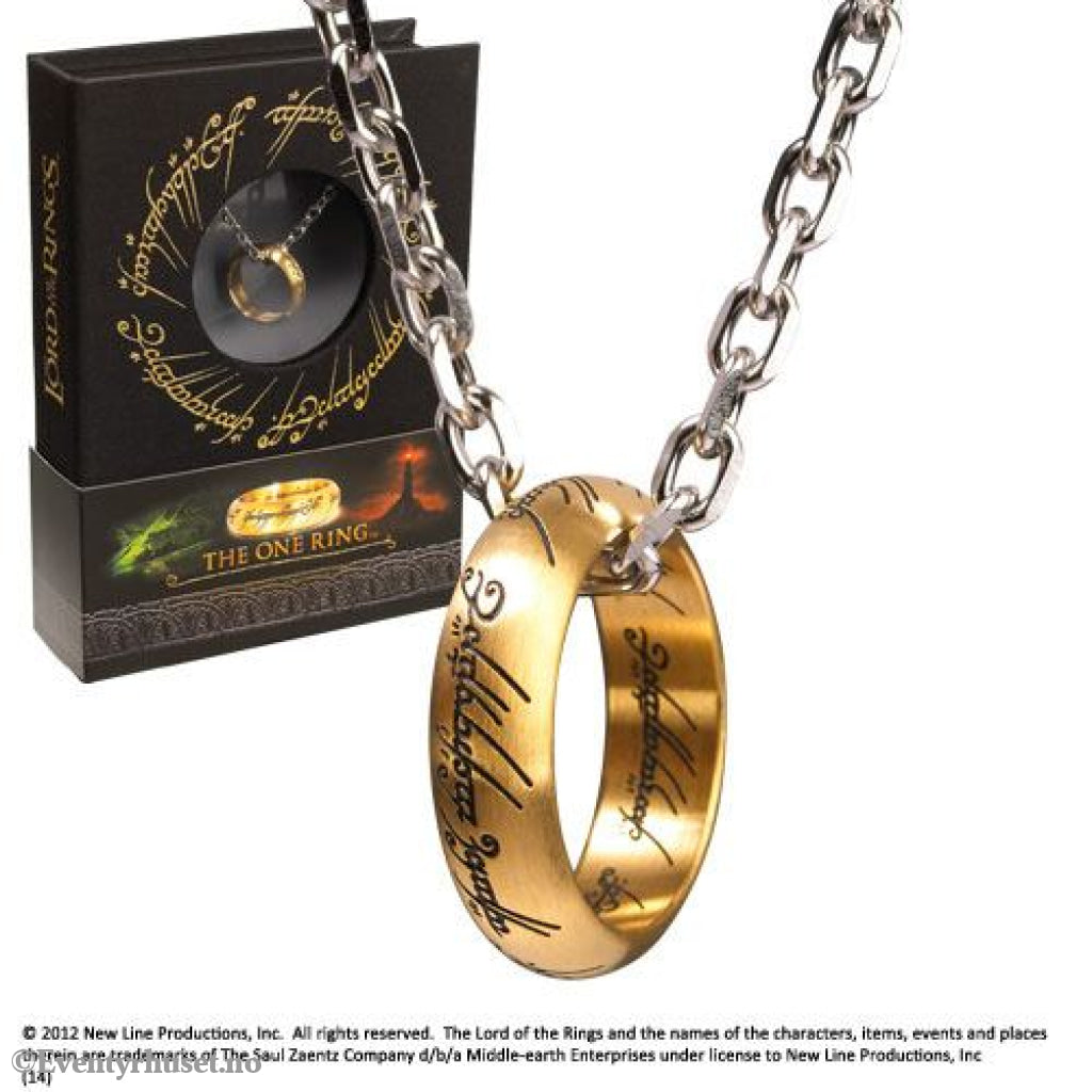 Lord of the Rings The One Ring Necklace Fashion & Accessories
