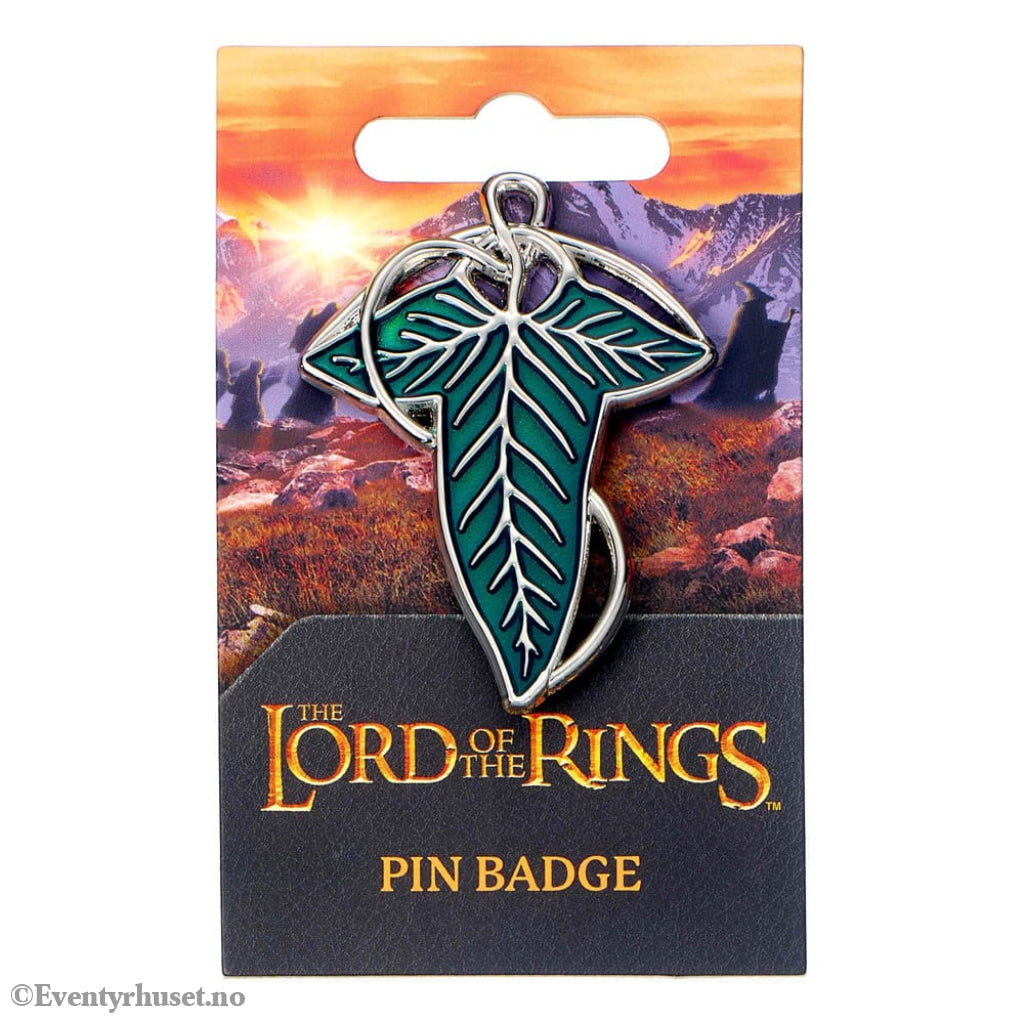 Lord of the Rings Pin Badge The Leaf Of Lorien Fashion & Accessories