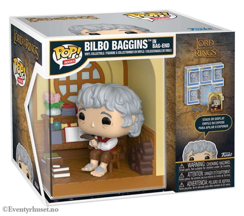 Lord of the Rings POP! Nooks Vinyl Diorama Bilbo Baggins Collectibles