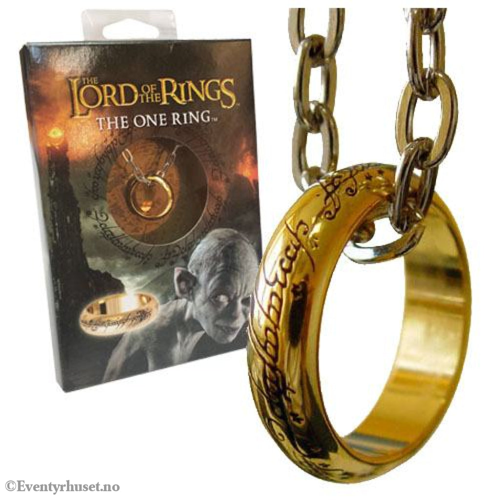 Lord of the Rings Ring The One Ring (gold plated) Fashion & Accessories