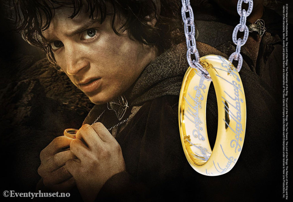 Lord of the Rings Ring with Chain The One Ring (Sterling Silver) Fashion & Accessories