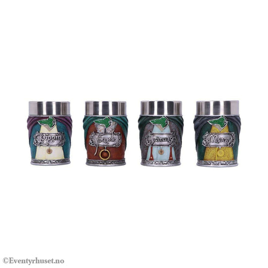 Lord of the Rings Shotglass 4-Pack Hobbits Home & Gifts