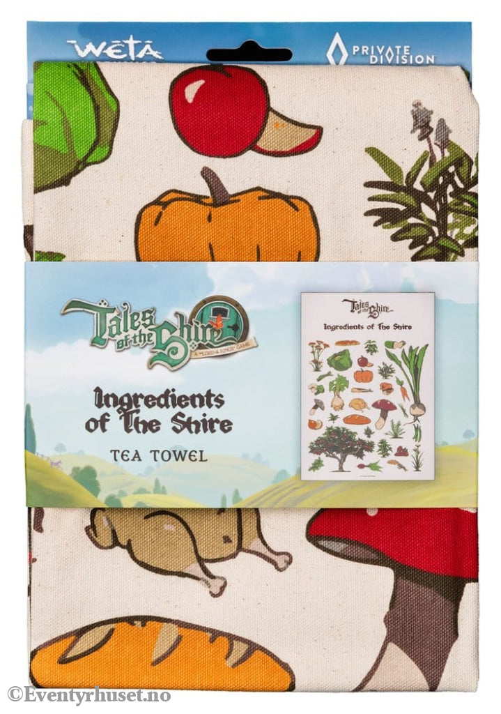 Lord of the Rings Tea Towel Ingredients of The Shire (Tales of the Shire (2025)) 69 cm Home & Gifts
