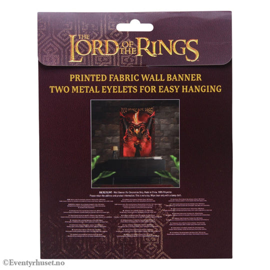 Lord of the Rings Wall Banner You shall not pass! 125 x 85 cm Home & Gifts