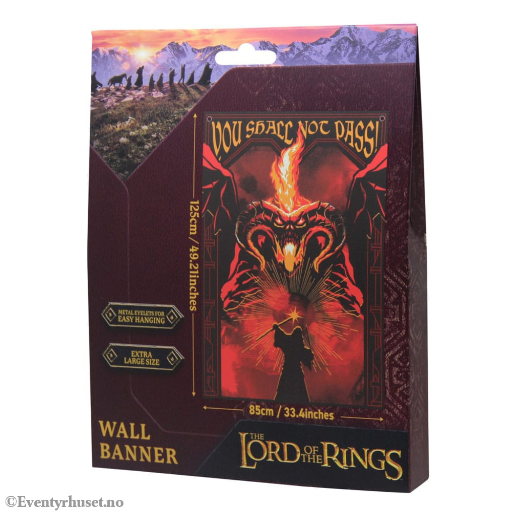 Lord of the Rings Wall Banner You shall not pass! 125 x 85 cm Home & Gifts