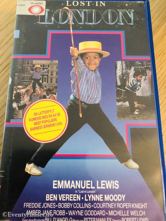 Lost In London. Med Emmanuel Lewis. 1985. Vhs Big Box.