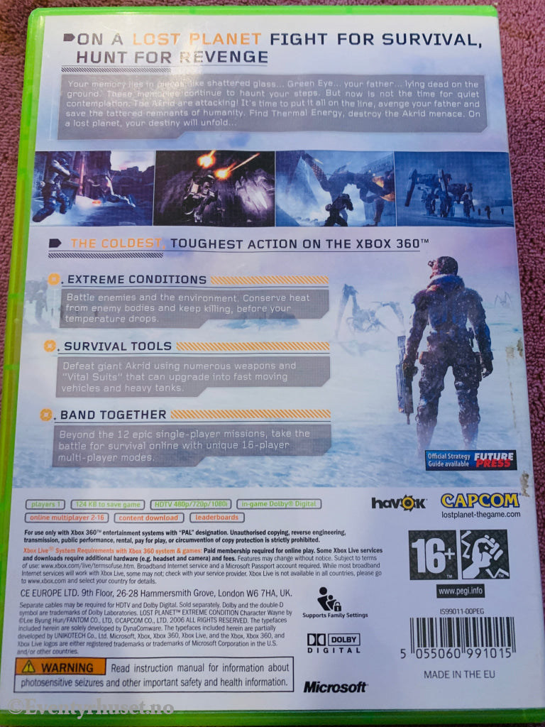 Lost Planet: Extreme Condition, 2006. Xbox-360-spill.
