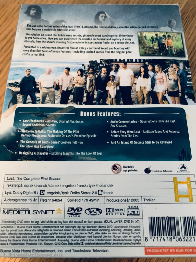 Lost – The Complete First Season. 2005. DVD samleboks