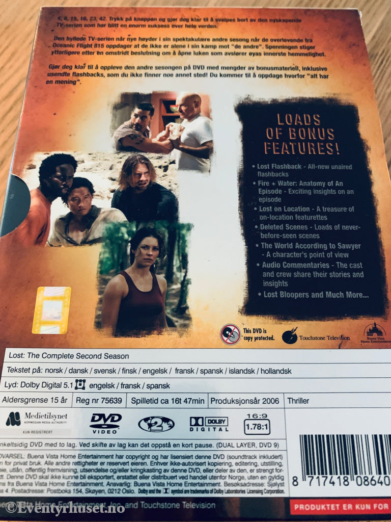 Lost – The Complete Second Season. 2006. DVD samleboks
