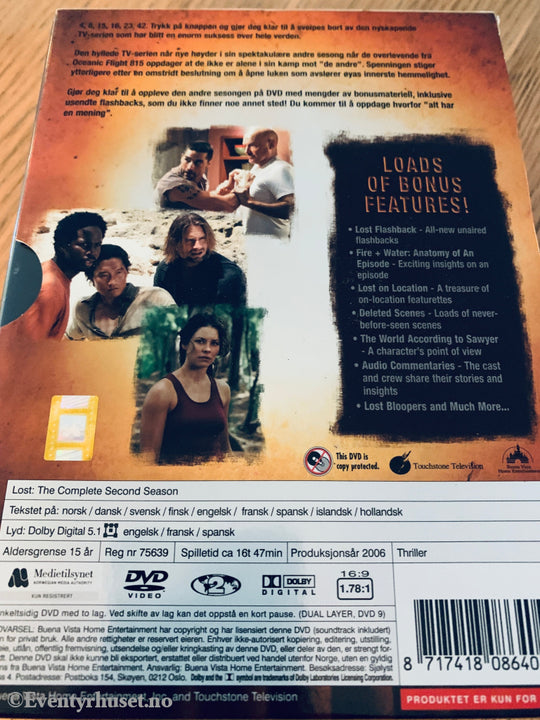 Lost – The Complete Second Season. 2006. DVD samleboks
