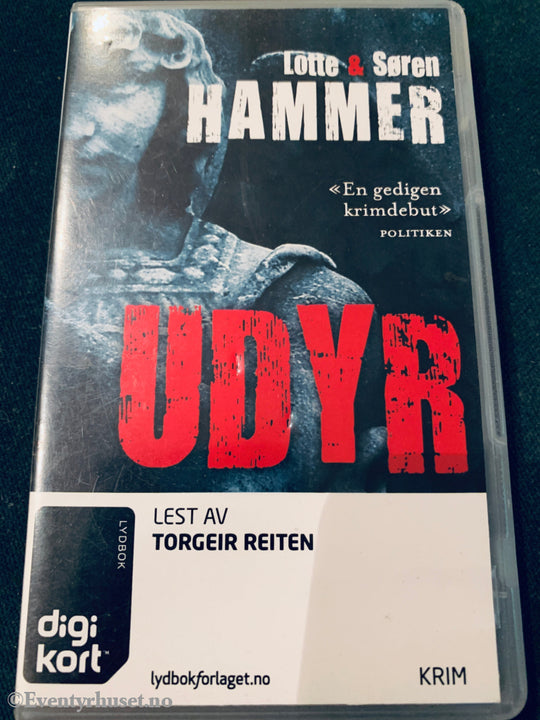 Lotte & Søren Hammer. Udyr. Lydbok På Digikort.