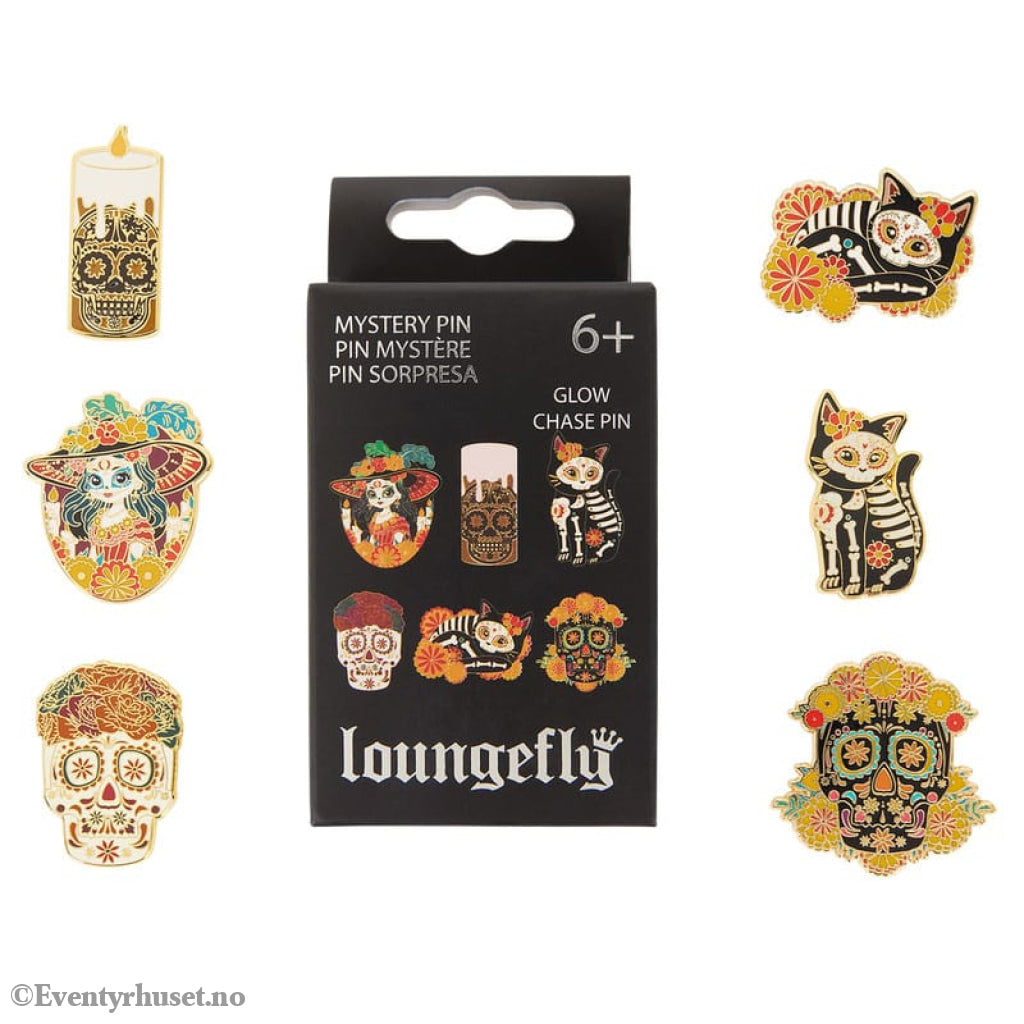 Loungefly Enamel Pins Blind Box Dia de los Muertos Assortment (12) Fashion & Accessories