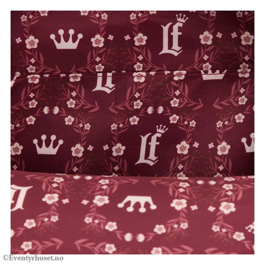 Loungefly Midi Backpack Cream & Red Floral Fashion & Accessories