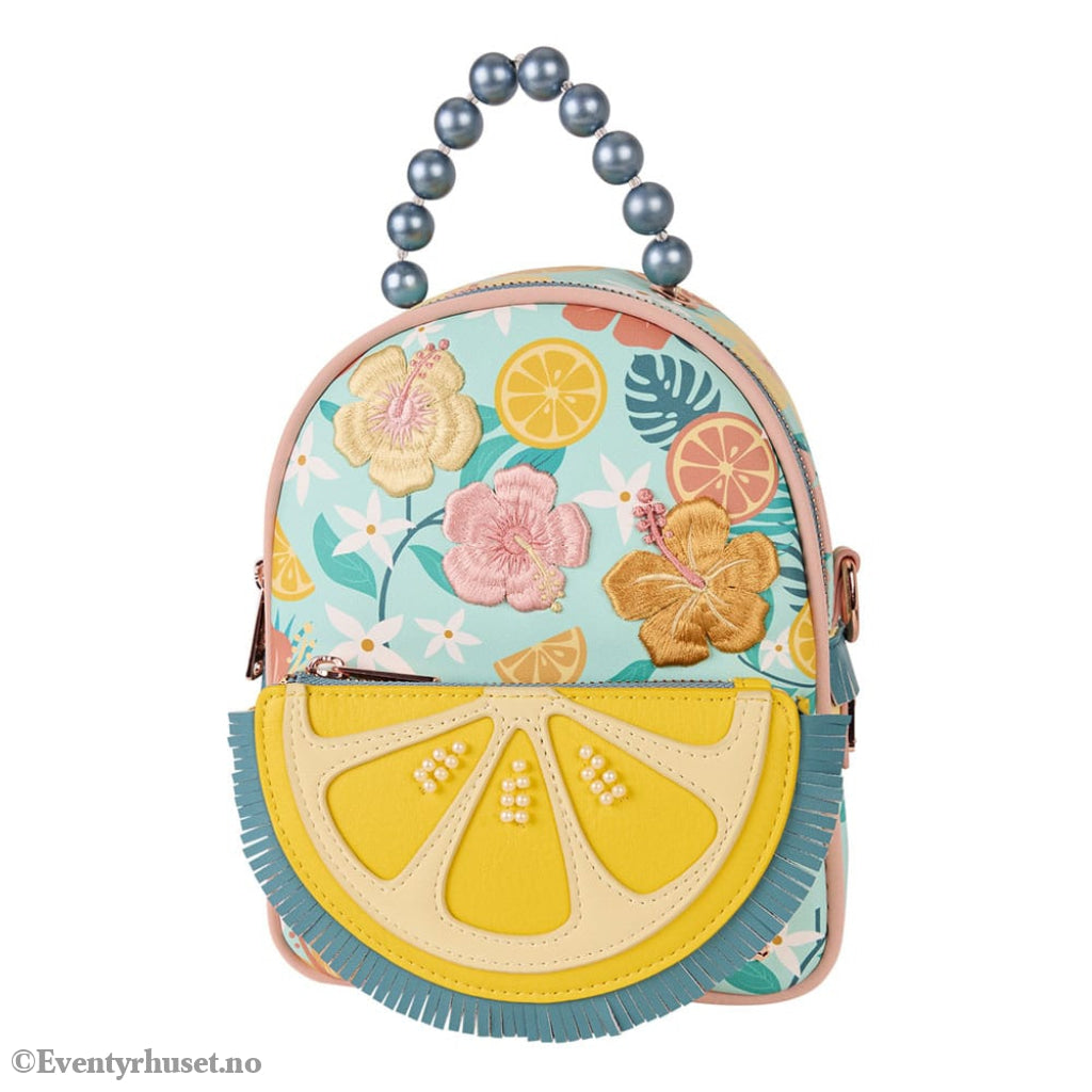 Loungefly Mini Backpack Convertible Lemon Fashion & Accessories