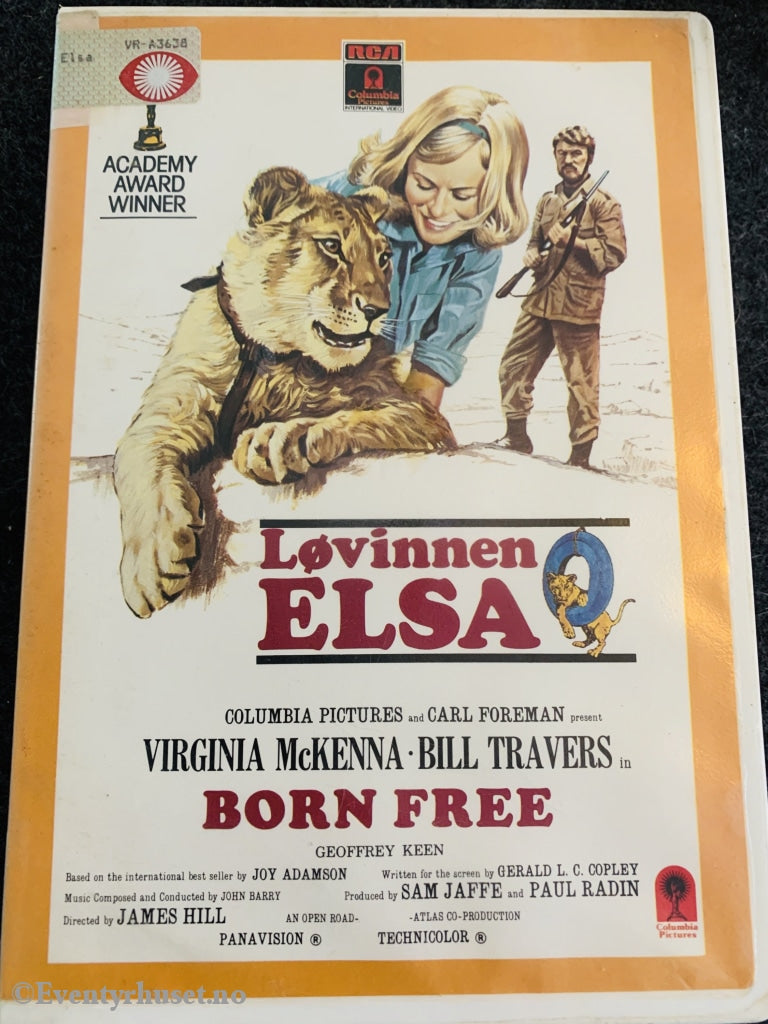 Løvinnen Elsa. 1966. Vhs Big Box.