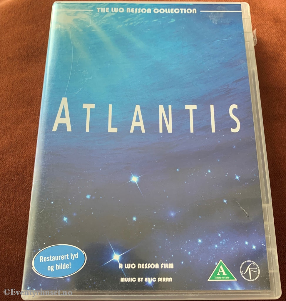 Luc Besson Collection: Atlantis. 1991. Dvd. Ny I Plast! Dvd