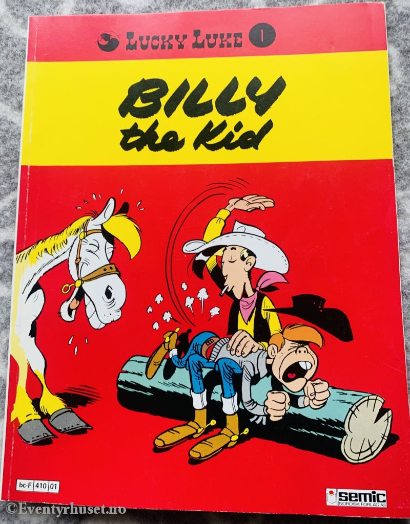 Lucky Luke 01. Billy The Kid. 1971/86. Tegneseriealbum