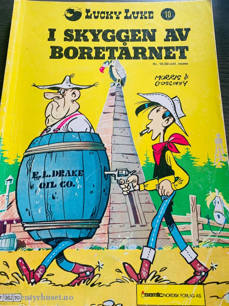 Lucky Luke 10. I Skyggen Av Boretårnet. 1971/82. Tegneseriealbum