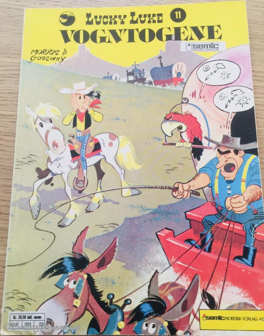 Lucky Luke 11. Vogntogene. 1976/82. Tegneseriealbum