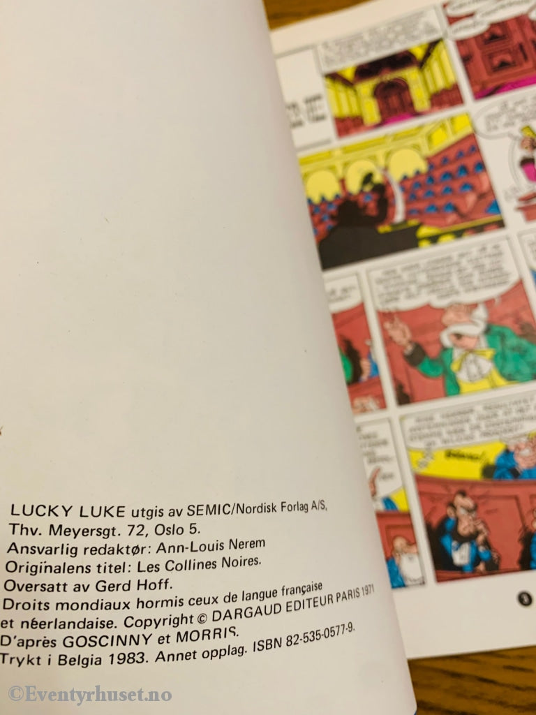 Lucky Luke 12. Nybyggerne. 1971/83. Tegneseriealbum