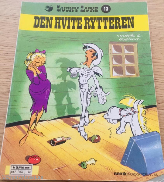 Lucky Luke 13. Den Hvite Rytteren. 1976/83. Tegneseriealbum