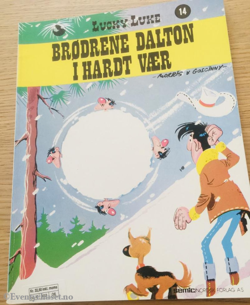 Lucky Luke 14. Brødrene Dalton I Hardt Vær. 1976/84. Tegneseriealbum