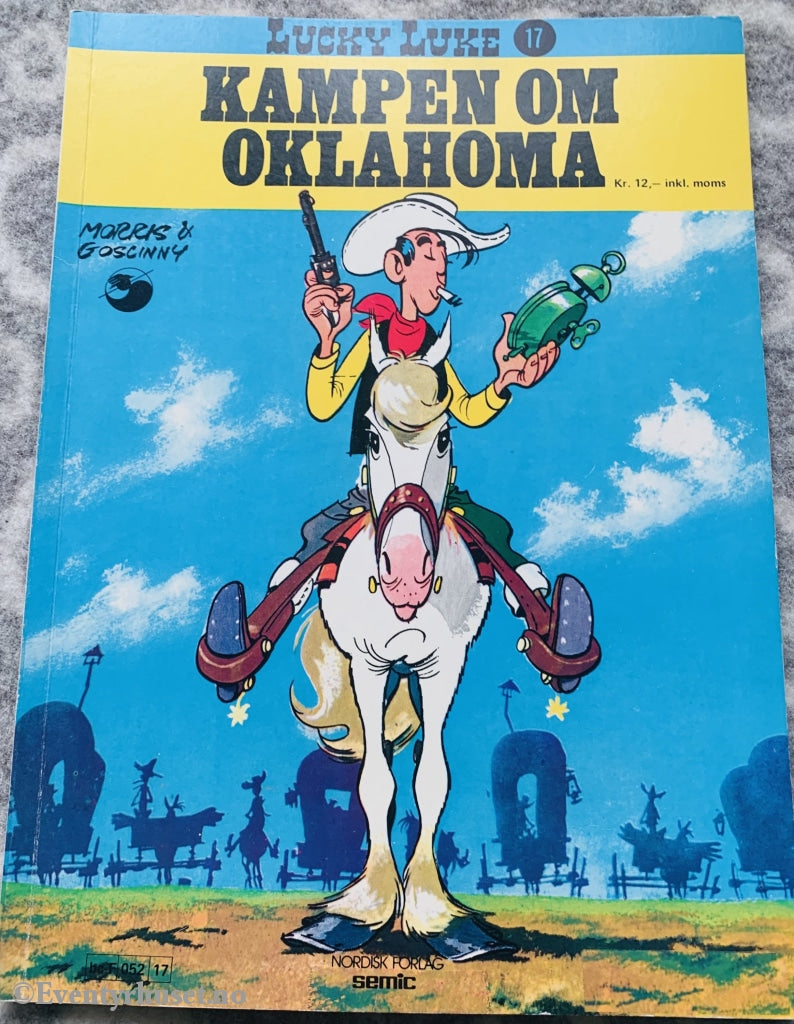 Lucky Luke 17. Kampen Om Oklahoma. 1971. Tegneseriealbum