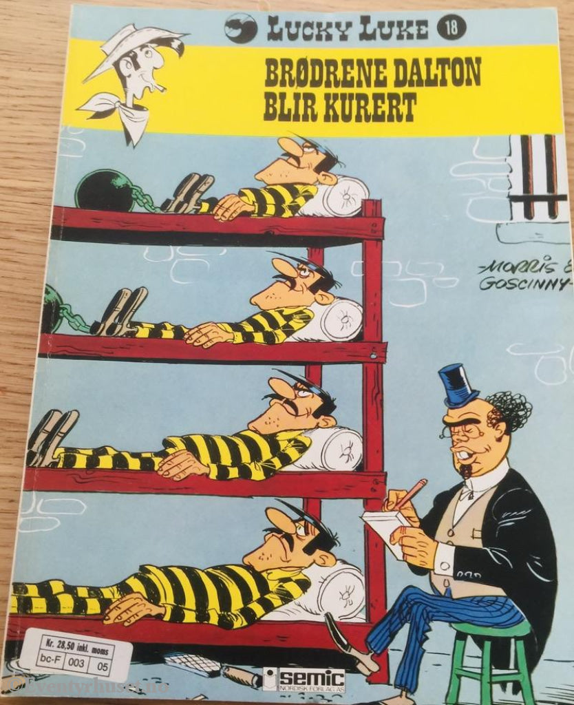 Lucky Luke 18. Brødrene Dalton Blir Kurert. 1977/84. Tegneseriealbum