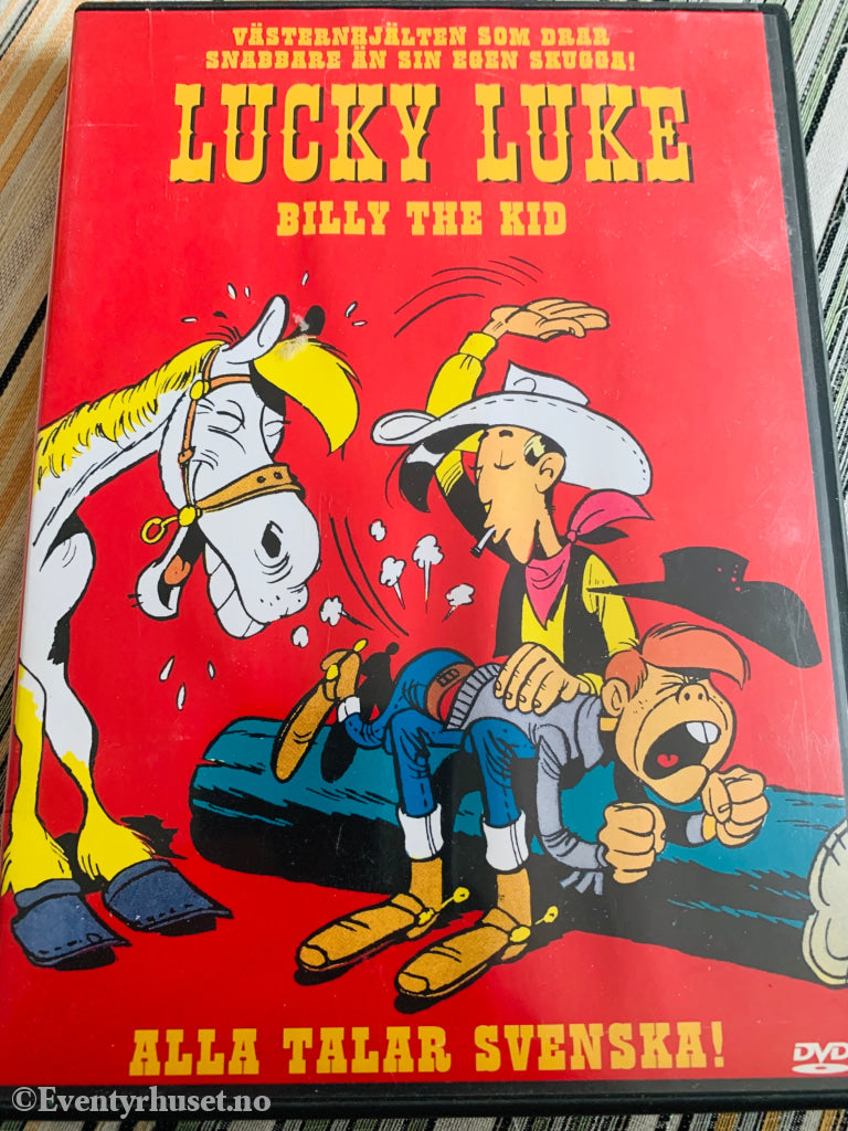 Lucky Luke. 1983/84. Billy The Kid. Dvd. Svensk Utgave. Dvd