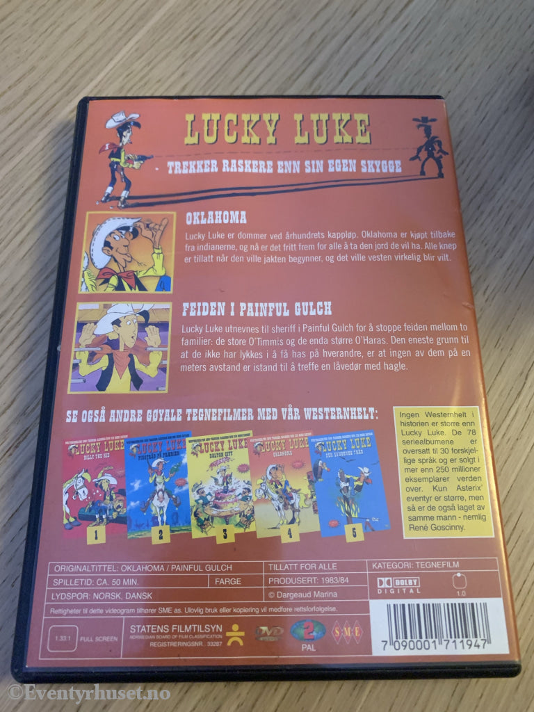 Lucky Luke. 1983/84. Oklahoma. Dvd. Dvd