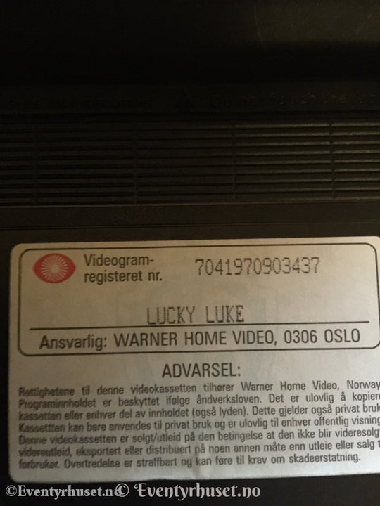 Lucky Luke. 1991. Vhs. Vhs