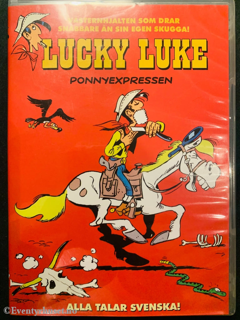 Lucky Luke. 2004. Ponnyexpressen. Dvd. Svensk Tale. Dvd