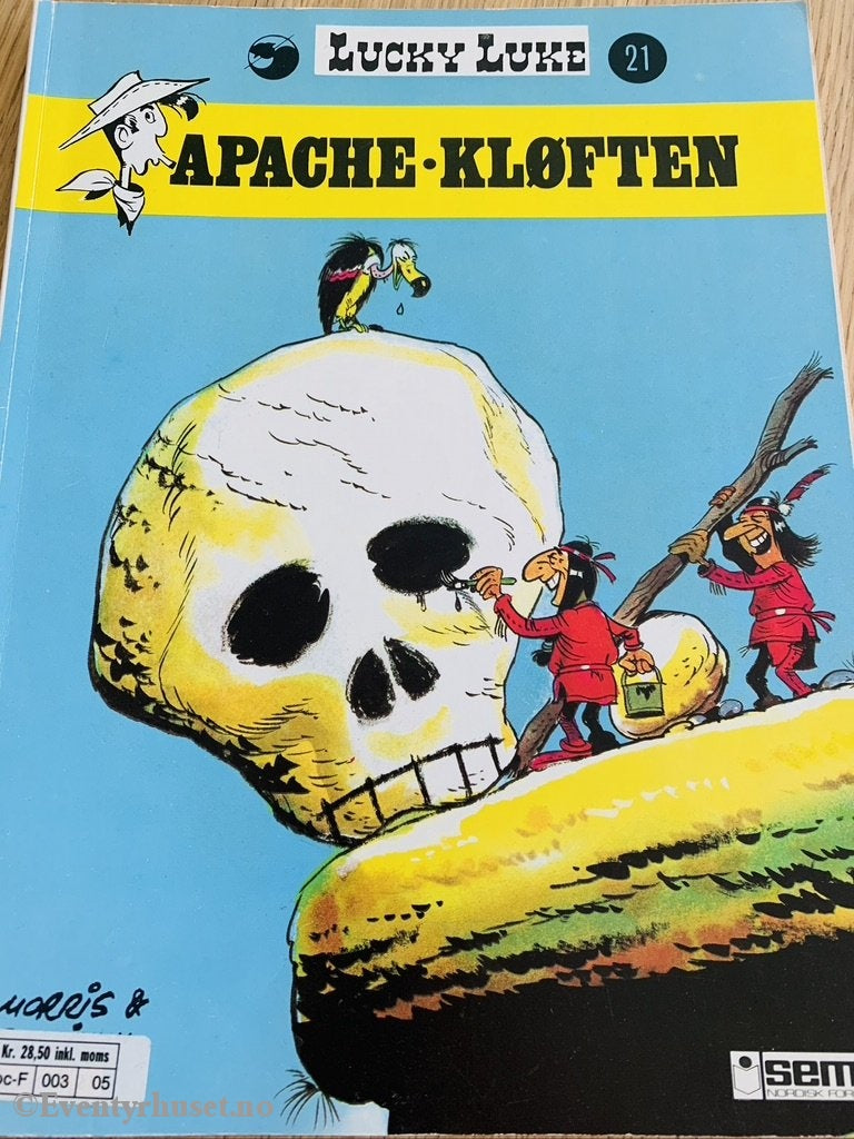 Lucky Luke 21. Apache-Kløften. 1978/84. Tegneseriealbum