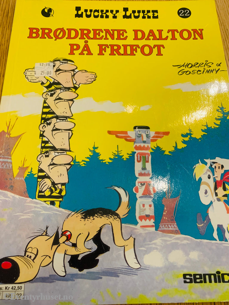 Lucky Luke 22. Brødrene Dalton På Frifot. 1978/96. Tegneseriealbum