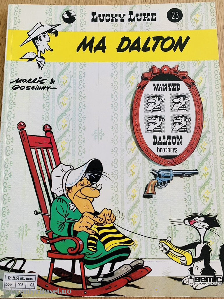 Lucky Luke 23. Ma Dalton. 1971/85. Tegneseriealbum