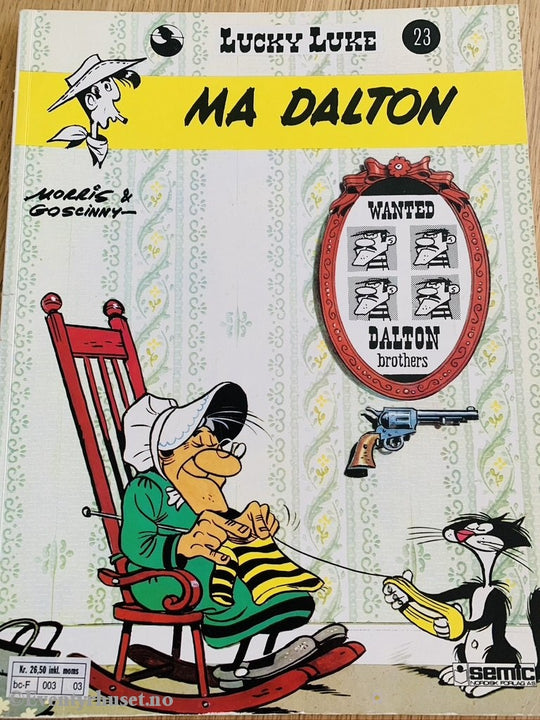 Lucky Luke 23. Ma Dalton. 1971/85. Tegneseriealbum