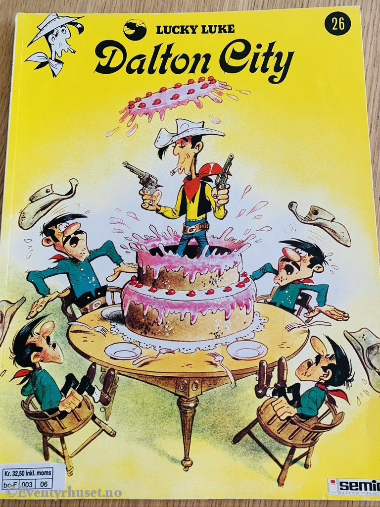 Lucky Luke 26. Dalton City. 1987. Tegneseriealbum