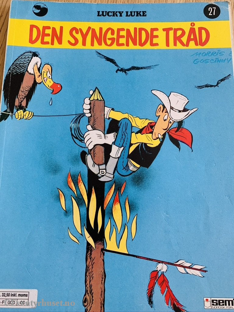 Lucky Luke 27. Den Syngende Tråd. 1988. Tegneseriealbum