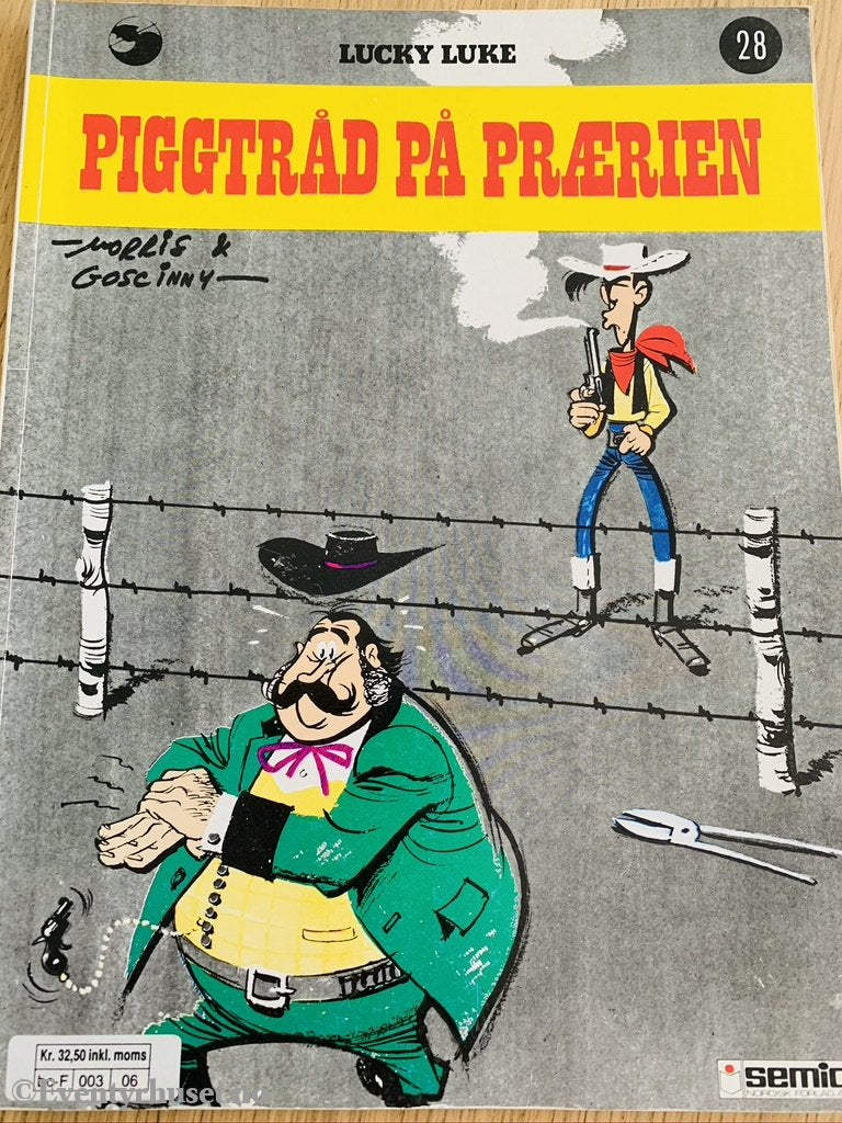 Lucky Luke 28. Piggtråd På Prærien. 1988. Tegneseriealbum
