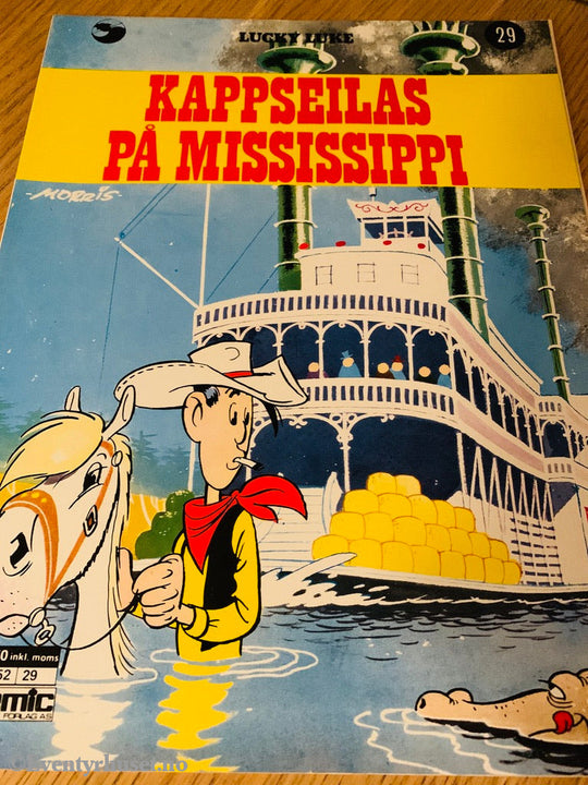 Lucky Luke 29. Kappseilas På Missisippi. 1979/88. Tegneseriealbum