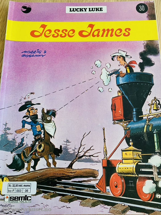 Lucky Luke 30. Jesse James. 1969/88. Tegneseriealbum