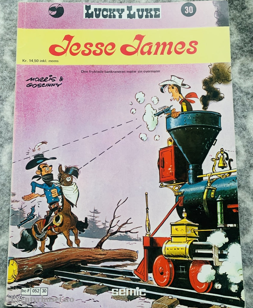 Lucky Luke 30. Jesse James. 1969/79. Tegneseriealbum
