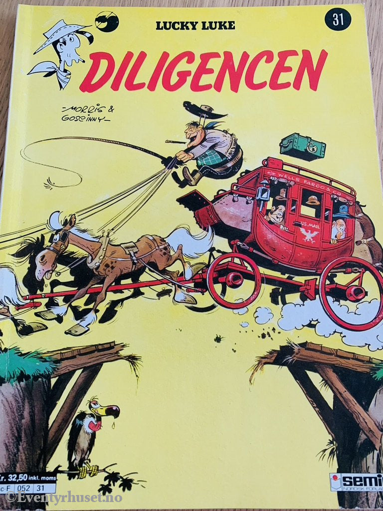 Lucky Luke 31. Diligencen. 1968/88. Tegneseriealbum