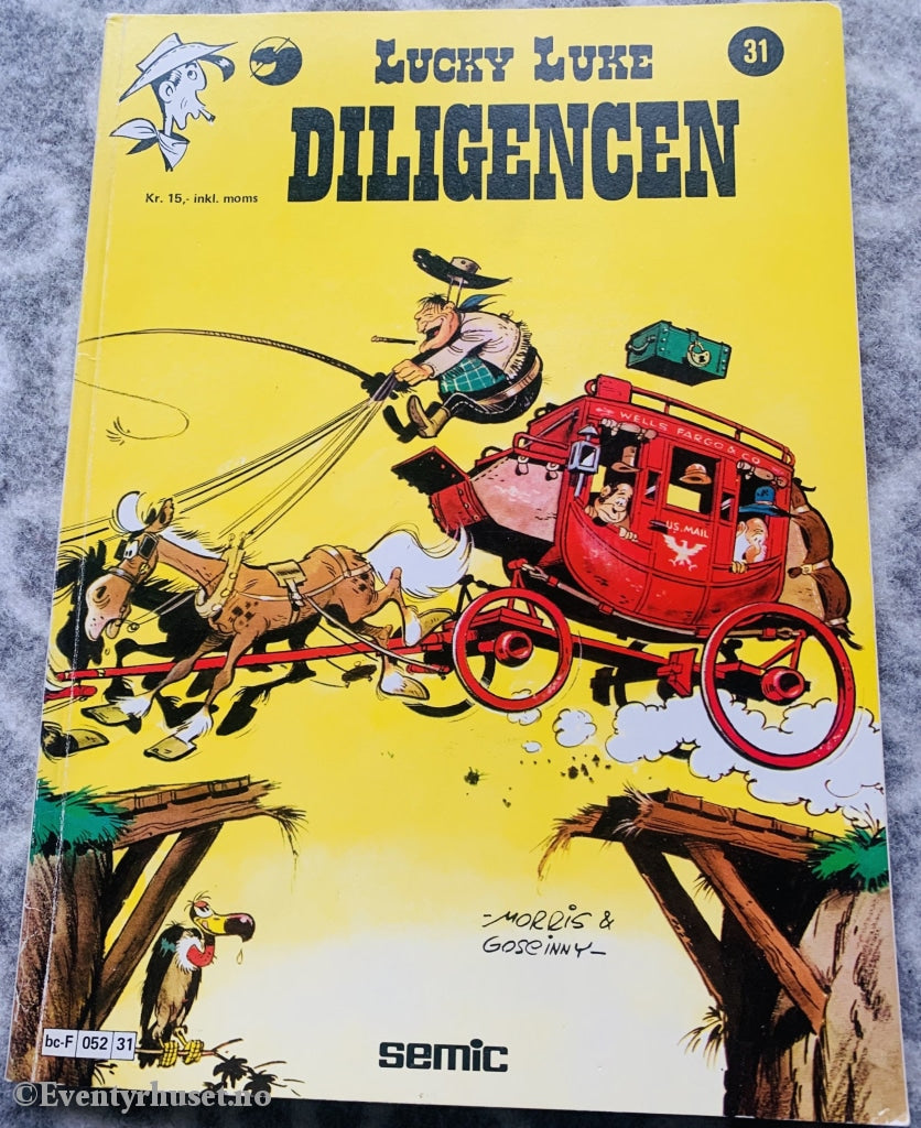 Lucky Luke 31. Diligencen. 1968/79. Tegneseriealbum