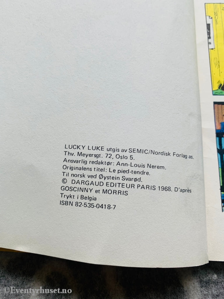Lucky Luke 33. Grønnskollingen. 1968. Tegneseriealbum