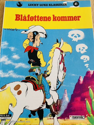 Lucky Luke 41. Blåføttene kommer. 1983.