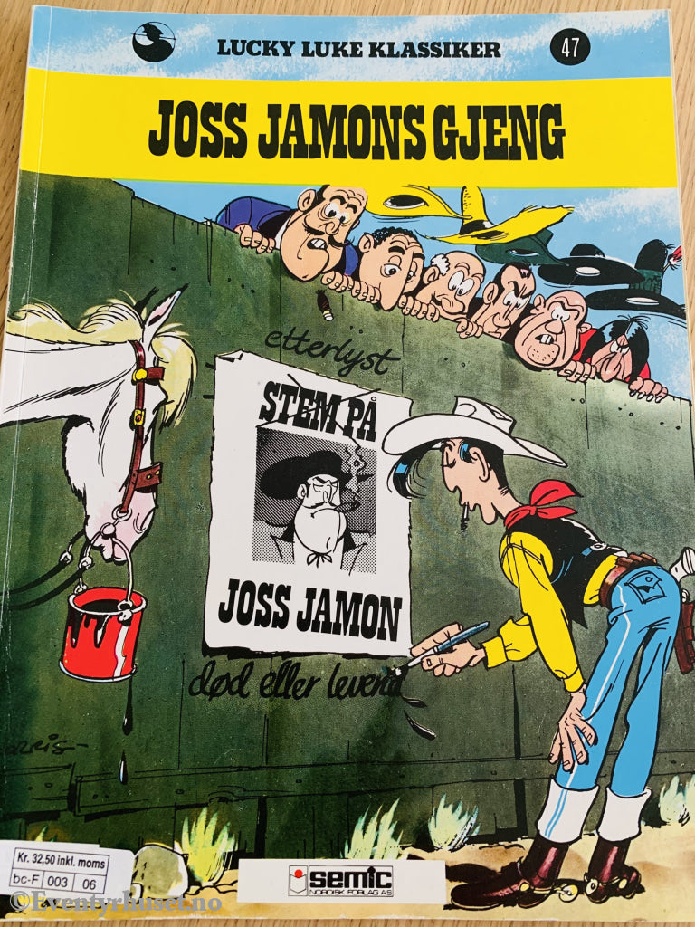 Lucky Luke 47. Joss Jamons Gjeng. 1971/85. Tegneseriealbum