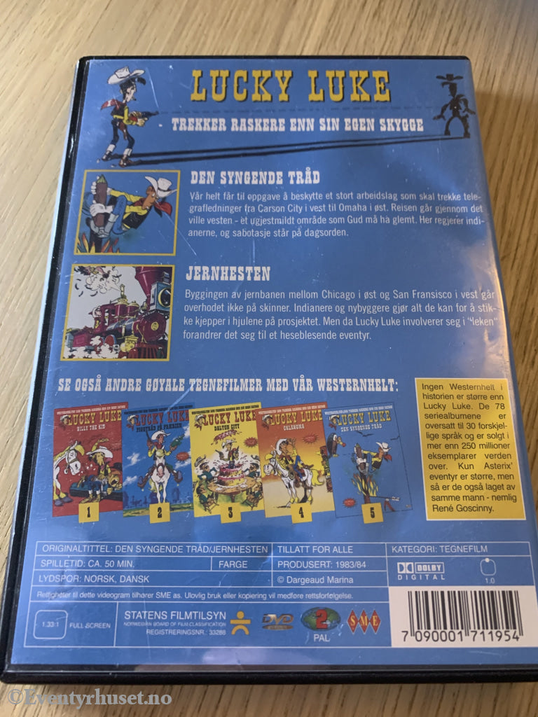 Lucky Luke. 1983/84. Den Syngende Tråd. Dvd. Dvd