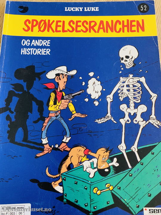 Lucky Luke 52. Spøkelsesranchen Og Andre Historier. 1986/87. Tegneseriealbum